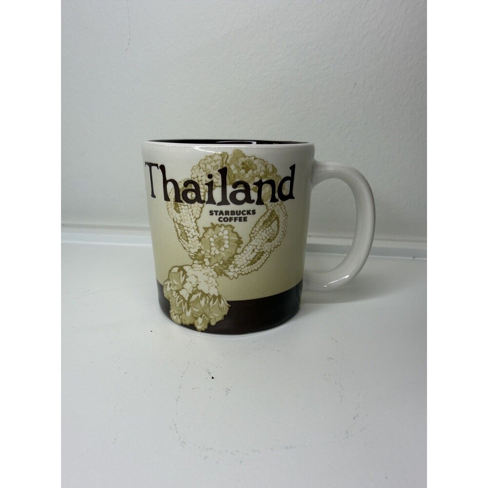 Starbucks Thailand City Espresso Mug Collector Series 3oz 2009 Brown
